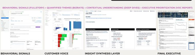 Voice of Consumer synthesis pipeline