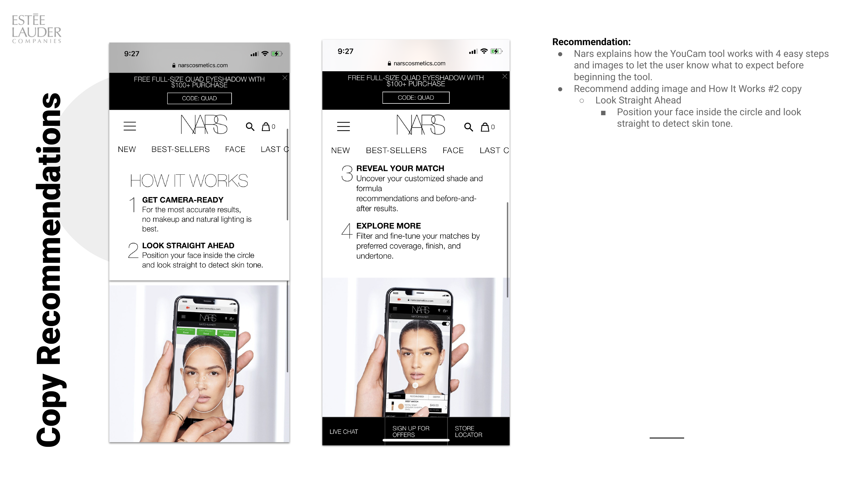 A competitor's four-step how it works explainer for the same underlying AR tool